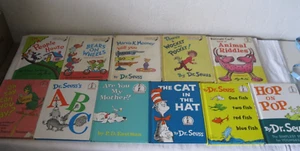 Lot of 11 Vintage Dr. Seuss Beginner Books and Bright & Early Books - Bild 1 von 23