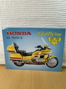 Honda Gold Wing GL 1500 - Blechschild Metall Wandschild Made in Great Britain - Bild 1 von 7