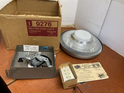 Vintage Nutone Bathroom Ceiling Fan W/Heater  Model 9276 - Image 1 of 4