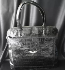 RALPH LAUREN Schultertasche Alligator Print Sterling Flap Tip - Bild 1 von 8