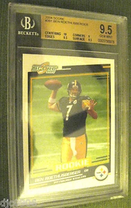 Ben Roethlisberger RC 2004 Score Rookie #381 BGS9.5!!!Steelers QB RC GOAT HOF - Picture 1 of 2