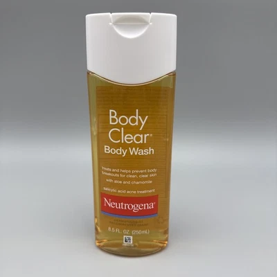 Neutrogena Body Clear Body Wash Salicylic Acid Oil-Free Acne Treatment 8.5 fl Oz - Image 1 of 3
