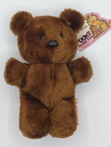 Dakin Pooky Brown Teddy Bear Plush Garfield Vintage 1983 w/ Tag 8" - Picture 1 of 9