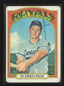 1972 Topps #569 Ed Kirkpatrick Kansas City Royals PR ** BASSO GRADO ** - Foto 1 di 2