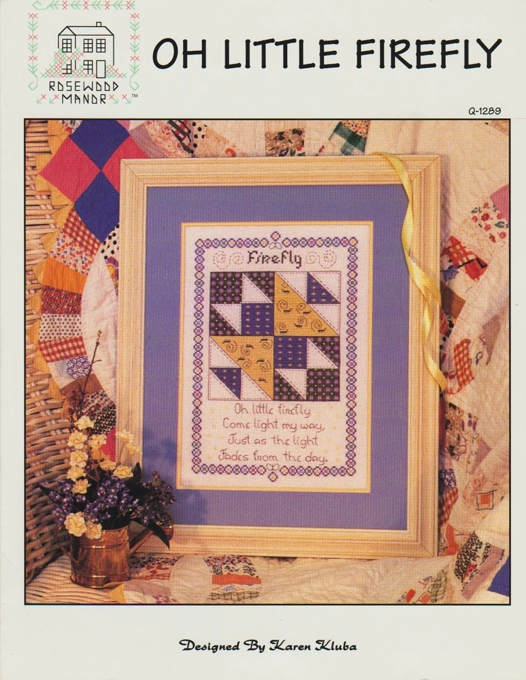 Oh Little Firefly by Rosewood Manor cross stitch pattern - Image 1 of 1