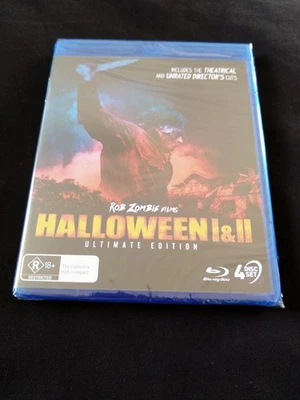 HALLOWEEN 1 + 2 - Imprint Ultimate Edition Blu Ray UNRATED + Theatrical Cuts - Image 1 of 2