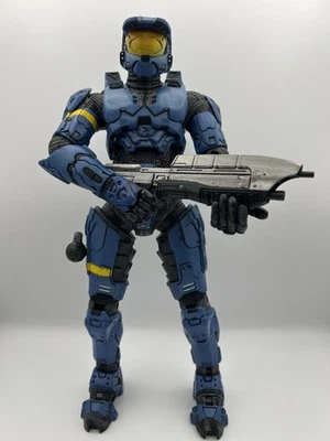 Halo 3 豪华 Mark VI 斯巴达士兵 - 蓝色 - 12 英寸可动人偶 - 限定 — 第 1/4 张图片