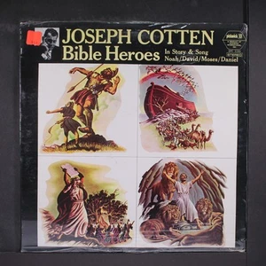 JOSEPH COTTEN: bible heroes PICKWICK 12" LP 33 RPM Sealed - Picture 1 of 2