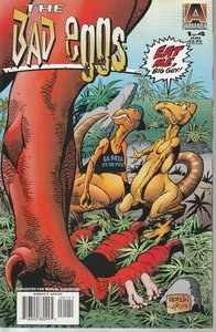 Bad Eggs (Armada 1995) #1-4 Complete Set, Bad Eggs That Dirty Yellow Mustard 1-4 - Picture 1 of 8
