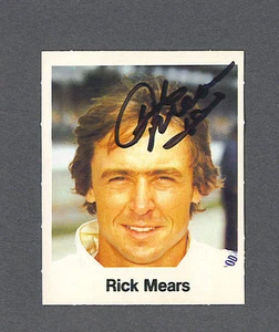 Rick Mears signed Indy 500 Avalon racing card from 1981 - Picture 1 of 1