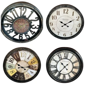 Wall Clock Silent Non Ticking Clock for Living Room Bedroom Kitchen Office - Picture 1 of 11