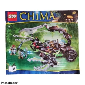LEGO 70132 Manual de Instrucciones #2 SOLO Leyendas Chima - Scorpion Stinger - Imagen 1 de 2