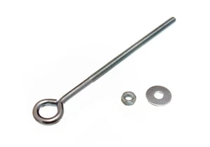 12 X Eye Boulons avec Écrous et Rondelles Acier BZP M6 X 150 (6 X 0.6cm) Onest - Bild 1 von 1