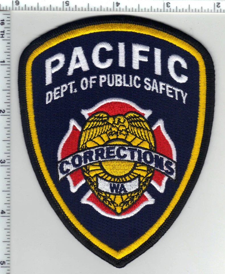 Pacific Dept of Public Safety (Washington) Corrections Shoulder Patch - Image 1 of 1