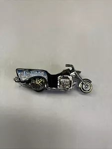 Hot Wheels Boss Hoss Cycles Black Police Motorcycle Diecast Model Toy Mattel - Picture 1 of 5