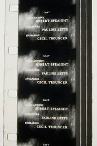 CLEOPATRA MARK ANTONY CREDITS 16MM FILM MOVIE ROLLED NO REEL I80 - Imagen 1 de 5