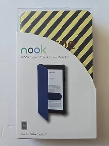 Nook Tablet 7" Book Cover With Tab Barnes & Noble Carpe Diem Yellow & Black - Picture 1 of 5