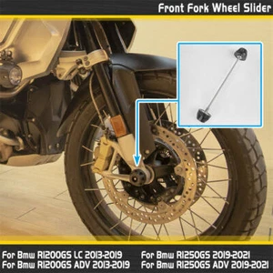 Motorcycle Front Axle Fork Wheel Protector Crash Slider For BMW R1200GS R1200RT - Picture 1 of 9
