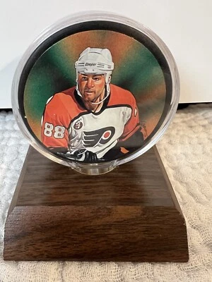 Eric Lindros #88 Philadelphia Flyers NHL NHLPA 1996 FOTO RARA DISCO DE COLECCIÓN Foto 1 de 2