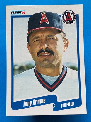 1990 Fleer Tony Armas #126 California Angels - Image 1 of 2