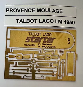 #073 - Photodecoupe pour kit STARTER TALBOT LAGO LM 1950 - Imagen 1 de 1