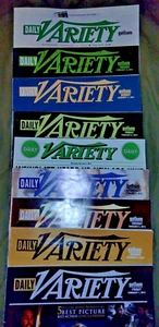 9 Consec Issues Daily Variety Feb 1 - Feb 13 2013 Argo Zero Dark 30 Life Of Pi - Picture 1 of 14