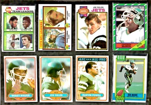 (39) NEW YORK JETS 1979, 80, 81, 86, 90T Lotto Comuni FIELDS WALKER GASTINEAU + - Foto 1 di 6