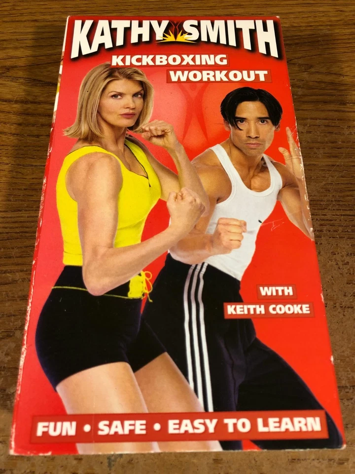 Kathy Smith Kickboxing Workout VHS VCR Video Tape Movie Used  Foto 1 de 4