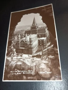 La catedral de las ruinas del castillo, ROCHESTER, Kent RP - Imagen 1 de 2