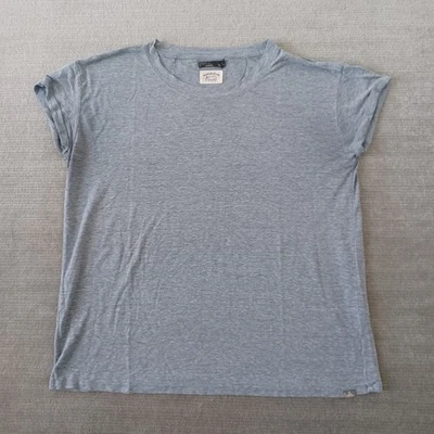 Prana T-Shirt Womens XL Gray Scoop Neck Short Sleeve Lightweight Hiking Outdoor - Image 1 of 4
