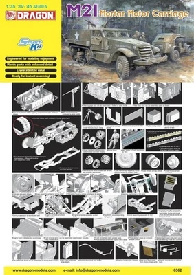 DRAGON DR6362 1/35 American M21 Mortar Motor Carriage - Bild 1 von 4