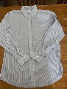 Camisa de vestir Brooks Brothers con botones para hombre talla 15 1/2-4 algodón - Imagen 1 de 7