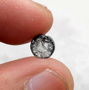 NATURAL DIAMOND 0.35TCW SALT PEPPER ROUND SHAPE FLAT CUT DIAMOND FOR JEWELRY - Picture 1 of 16
