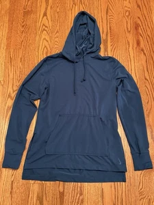 Nike Dri Fit Performance Damen kleiner blauer Hoodie Kängurutasche Tasche gebraucht, in einwandfreiem Zustand - Bild 1 von 8