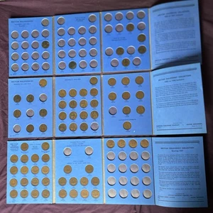 3 Whitman Half Penny Folders With many coins, 1860 - 1901 1902 - 1936 1937 - - Picture 1 of 14