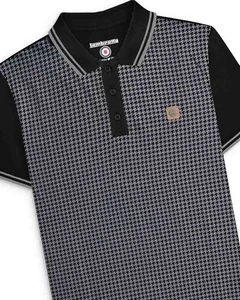 Lambretta Herren Poloshirt Hahnentritt Polo Retro/Mod/Ska Größen M bis 4XL - Bild 1 von 7