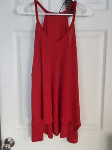 Women's Blouse LS w/open Shoulder Red Sz. L New w/tags - Picture 1 of 5