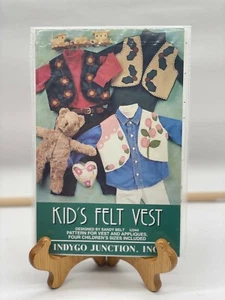 INDYGO JUNCTION Kids Felt Vest PATTERN Sandy Belt IL344 - Picture 1 of 3