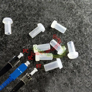 1000x Fiber Optic Cable Dust Cap tutamen FC ST SC Dust Cover Clean Connector - Photo 1/1