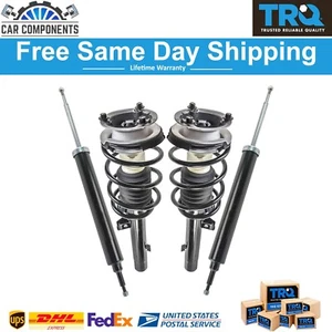 New Front Complete Strut Spring Assembly Rear Shock Absorber Kit Set 4pc RWD - Picture 1 of 5