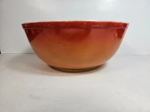 Cuenco mezclador vintage Pyrex 404 Flameglo 4 cuartos - Cuenco anidador - Imagen 1 de 7