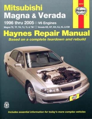 Mitsubishi Magna Mitsubishi Verada 1996-2005 Haynes Workshop Manual V6 - Imagen 1 de 4
