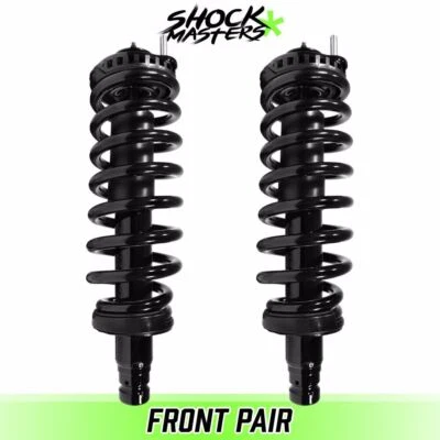Front Pair Complete Struts & Coil Springs for 2002-2009 Chevrolet Trailblazer V6 Foto 1 de 4