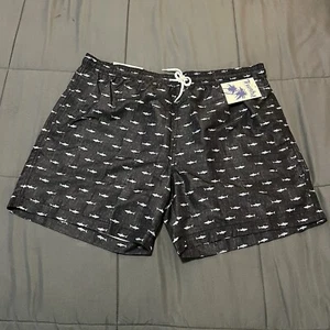 Badehose Surf & Swim Co Quick Dry Shorts Gummibund Kordelzug dunkelblau XXL - Bild 1 von 9