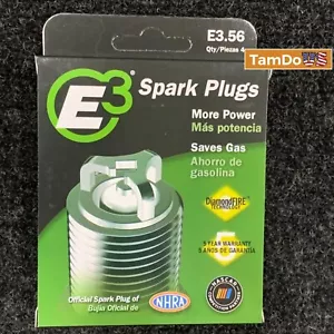 E3.56 E3 Premium Automotive Spark Plugs - 4 SPARK PLUGS - Picture 1 of 9