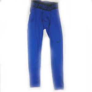 Kids Nike Pro Combat Blue Stretch Pants Size Small - Picture 1 of 4