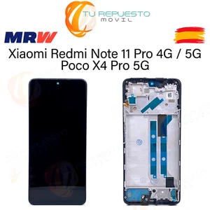 Pantalla LCD Incell para Xiaomi Redmi Note 11 Pro 4G 5G y Poco X4 Pro con marco - Imagen 1 de 1