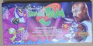 SPACE JAM (1996) DELUXE BOXSET, UPPER DECK, W/ LTD ED SHEET (SEALED & VERY RARE) - Picture 1 of 2