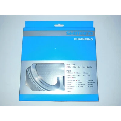 New Shimano 105 FC-R7000 53T MW Outer Chainring Asymmetric (53/39) Y1WV98060 - Image 1 of 3