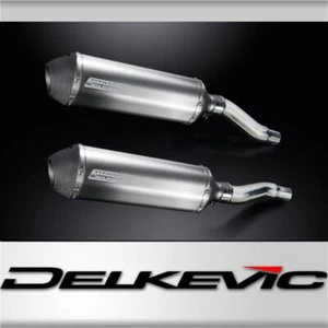 Kawasaki GPZ500S 1987-2007 343mm X-Oval Titanium Exhaust Silencer Can Kit - Picture 1 of 4